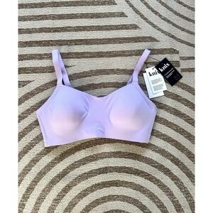 Knix One & Only Scoop Bra NWT Sz L + Wireless Lightweight Molded Comfort Lilac
